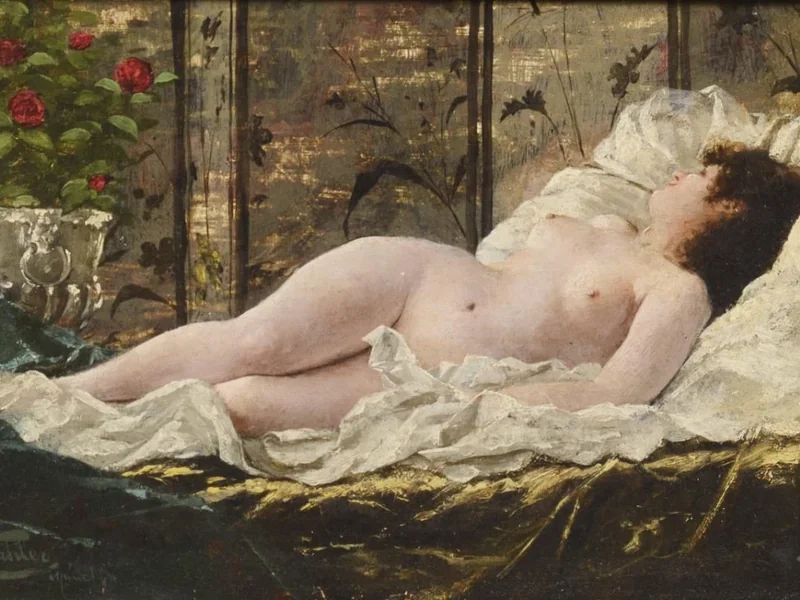 1856-Carl Kahler - Nudo disteso